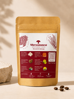 Shroomnest Focus & Energy Sample Pack — Lion's Mane + Cordyceps mushroom coffee trial size, India